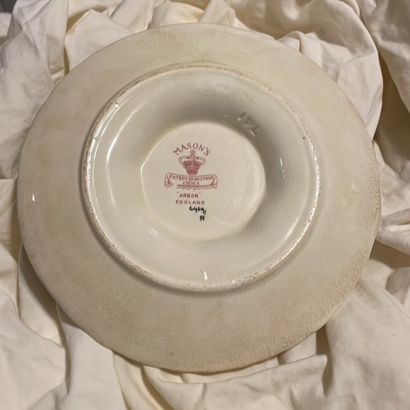 Vintage Mason’s Patent Ironstone China Gravy Boat “Arbor” England - Picture 3 of 6